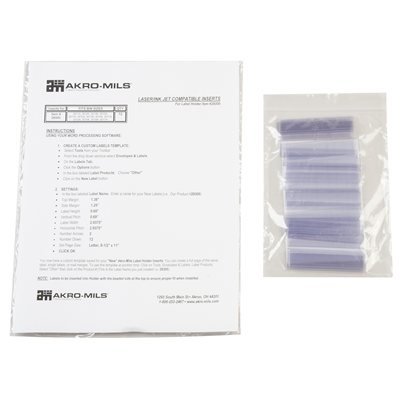 Premium Akro-Mils Card Stock Clear Inserts for 4