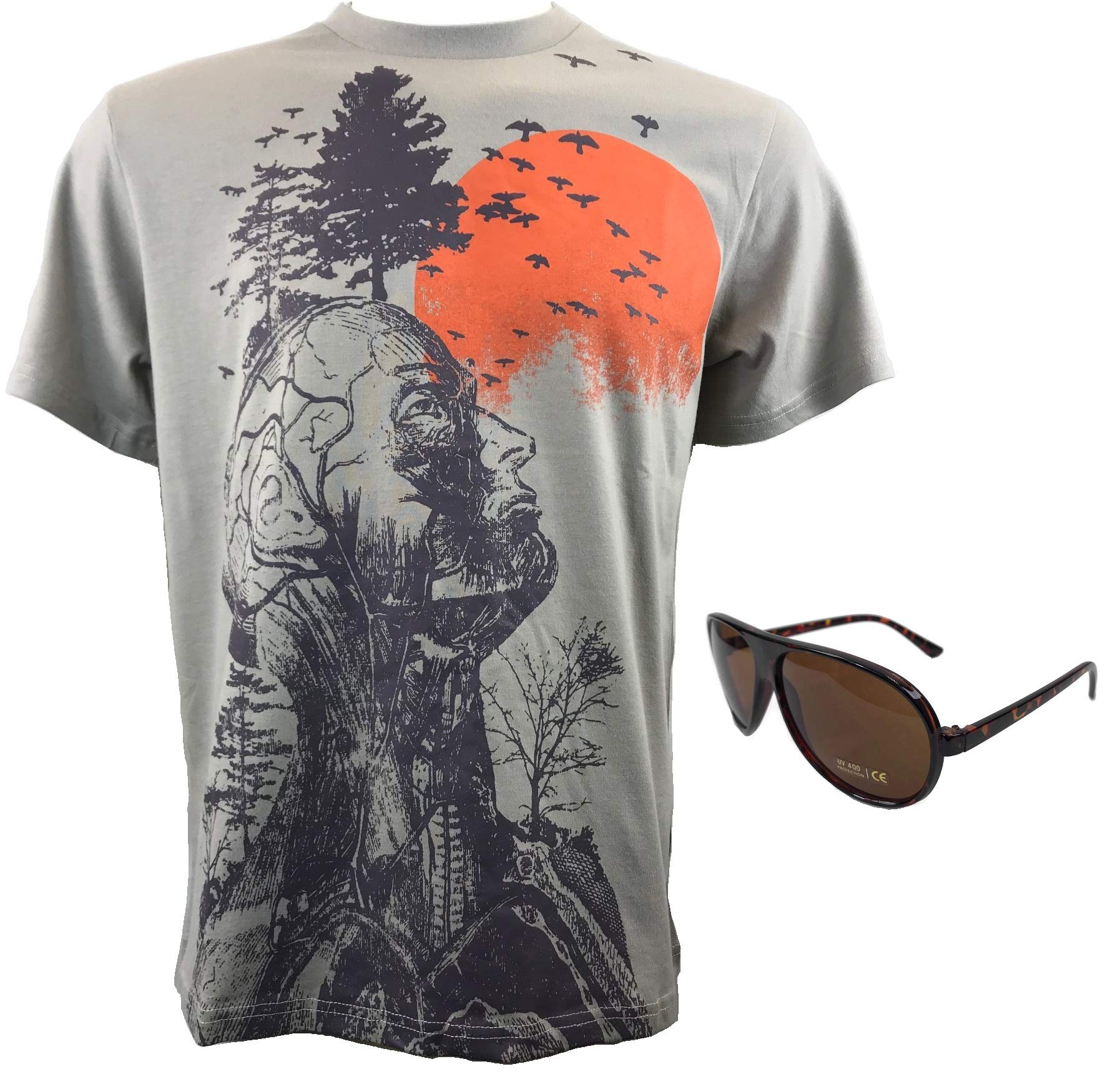 OEM The Hangover Alan Costume Party Shirt & Sunglasses Set - Funny Movie Character Outfit for Halloween, Cosplay, and Theme Parties