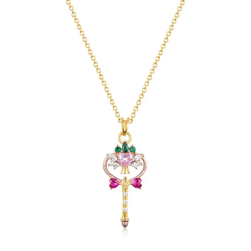 Ichigo Wand Pendant - Stylish Anime Jewelry for Cosplay & Everyday Wear - Perfect Gift for Anime Fans & Strawberry Lovers