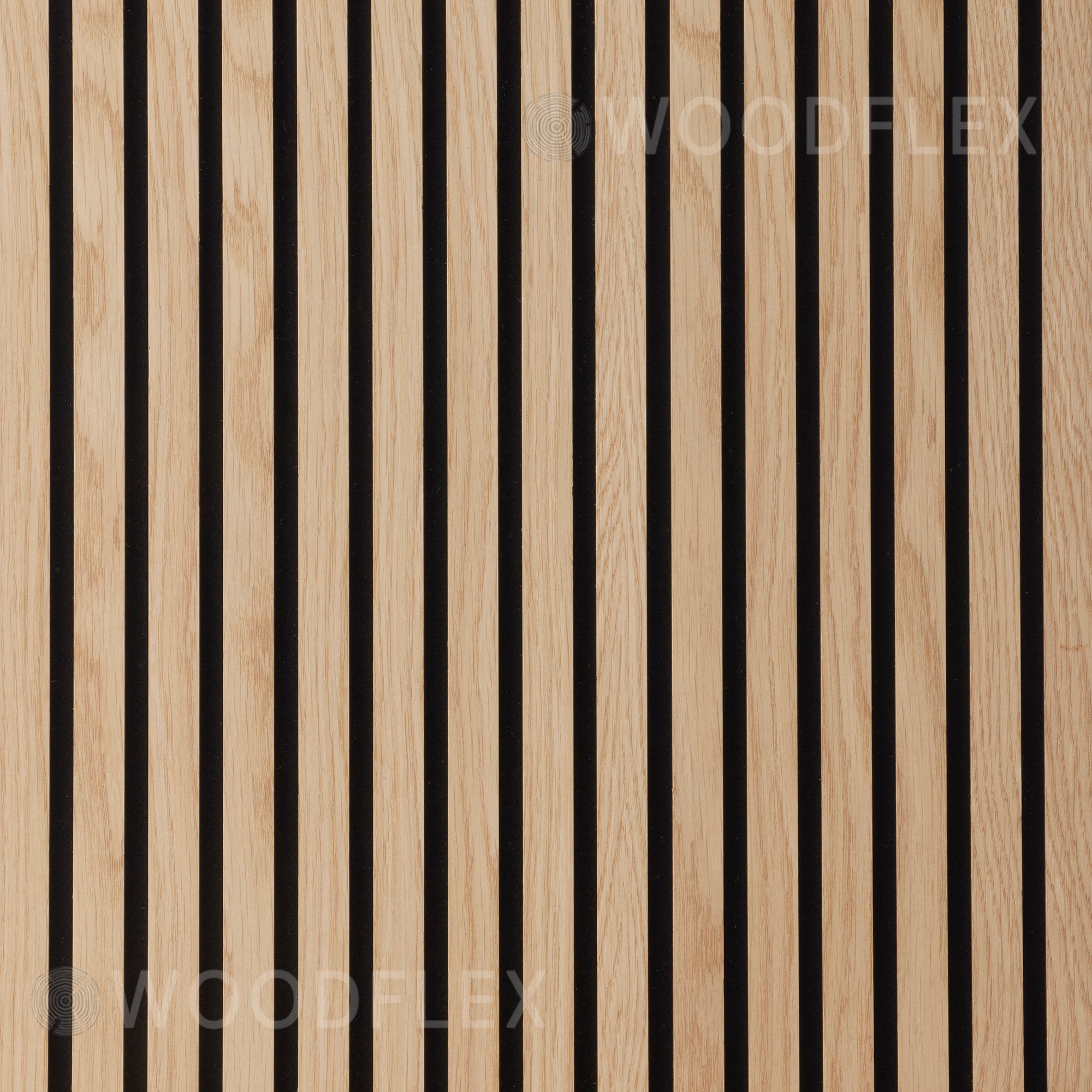 WOODFLEX Flexible Acoustic Wood Slat Wall Panel - Oak Veneer 2700mm x 600mm | Soundproofing & Decorative Wall Treatment for Home Theater, Office, and Studio