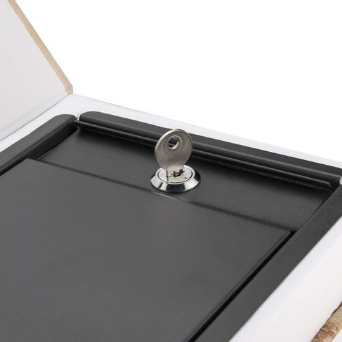 Barska CB12470 Paris and London Dual Book Lock Box with Key Lock - Secure Storage for Home, Office, and Travel Essentials