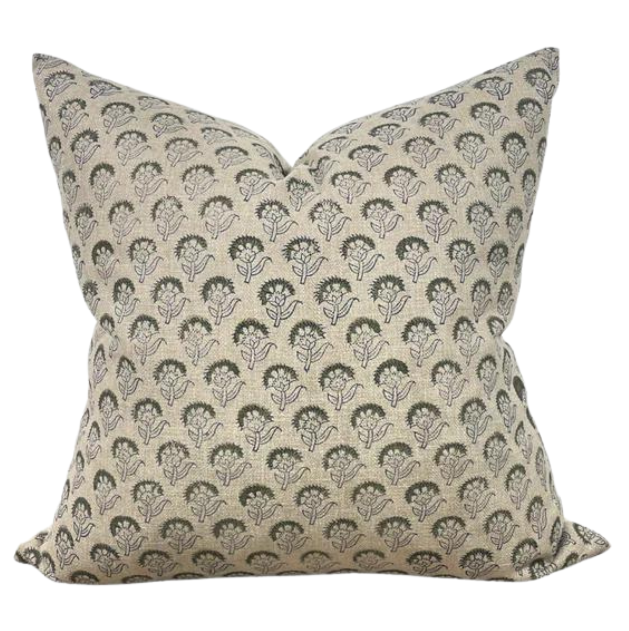 Handmade Indian Block Print Pillow Cover - Boho Home Decor for Living Room, Bedroom & Outdoor Use