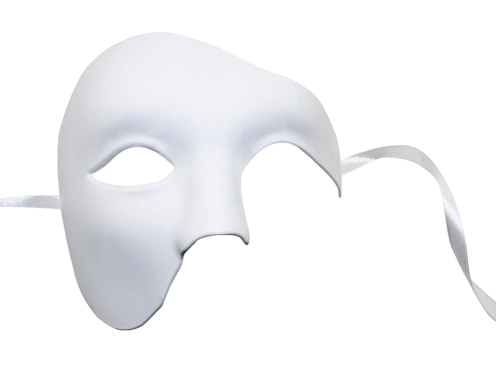 KEFAN Men's Masquerade Mask - Phantom of The Opera Style Half Face Mask for Halloween, Cosplay & Costume Parties