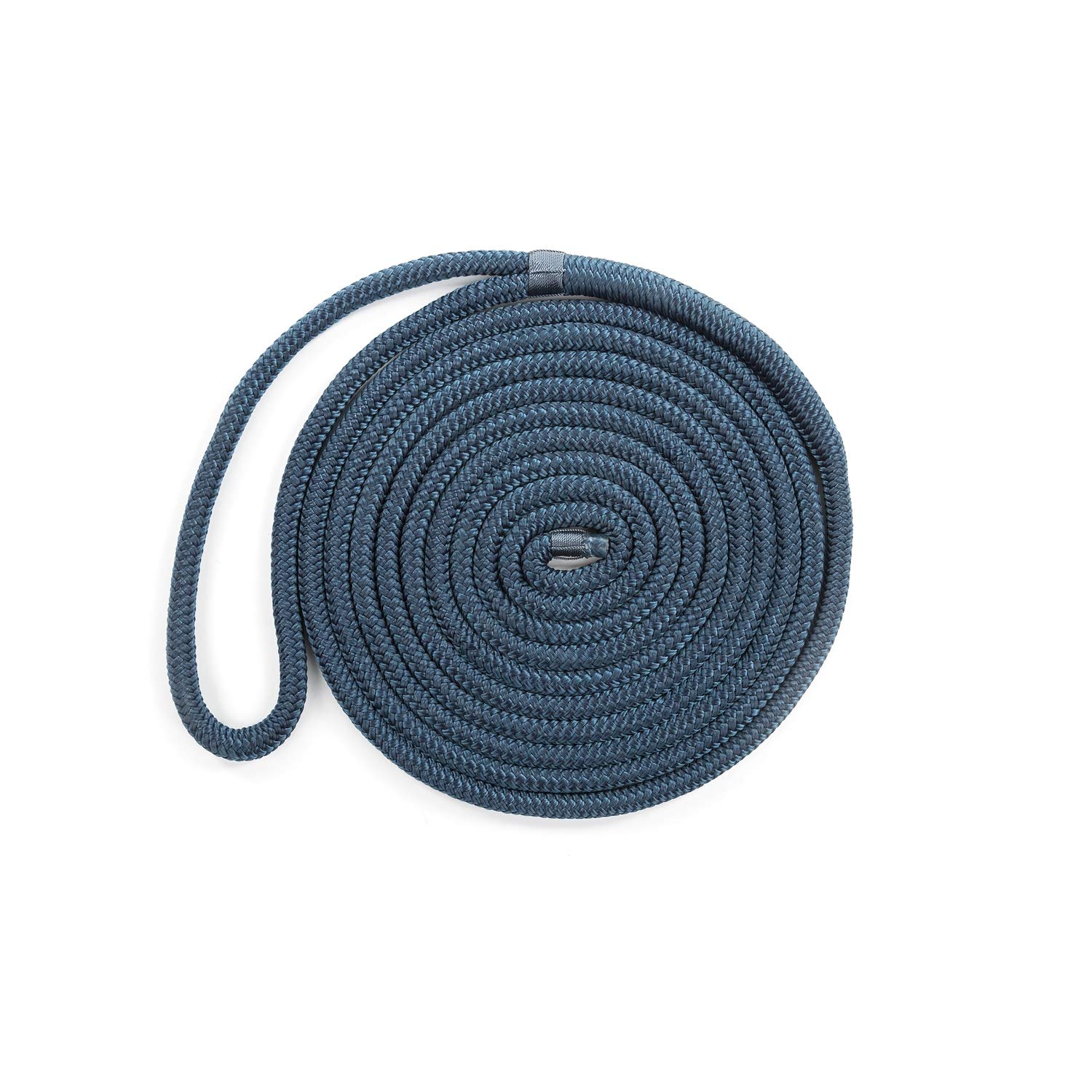 Kimpex Multi-Filament Polypropylene Dock Line 15 Feet - 1/2 Inch Diameter - Heavy Duty Boat Rope for Docking, Mooring & Marine Use - Water Resistant & UV Protected