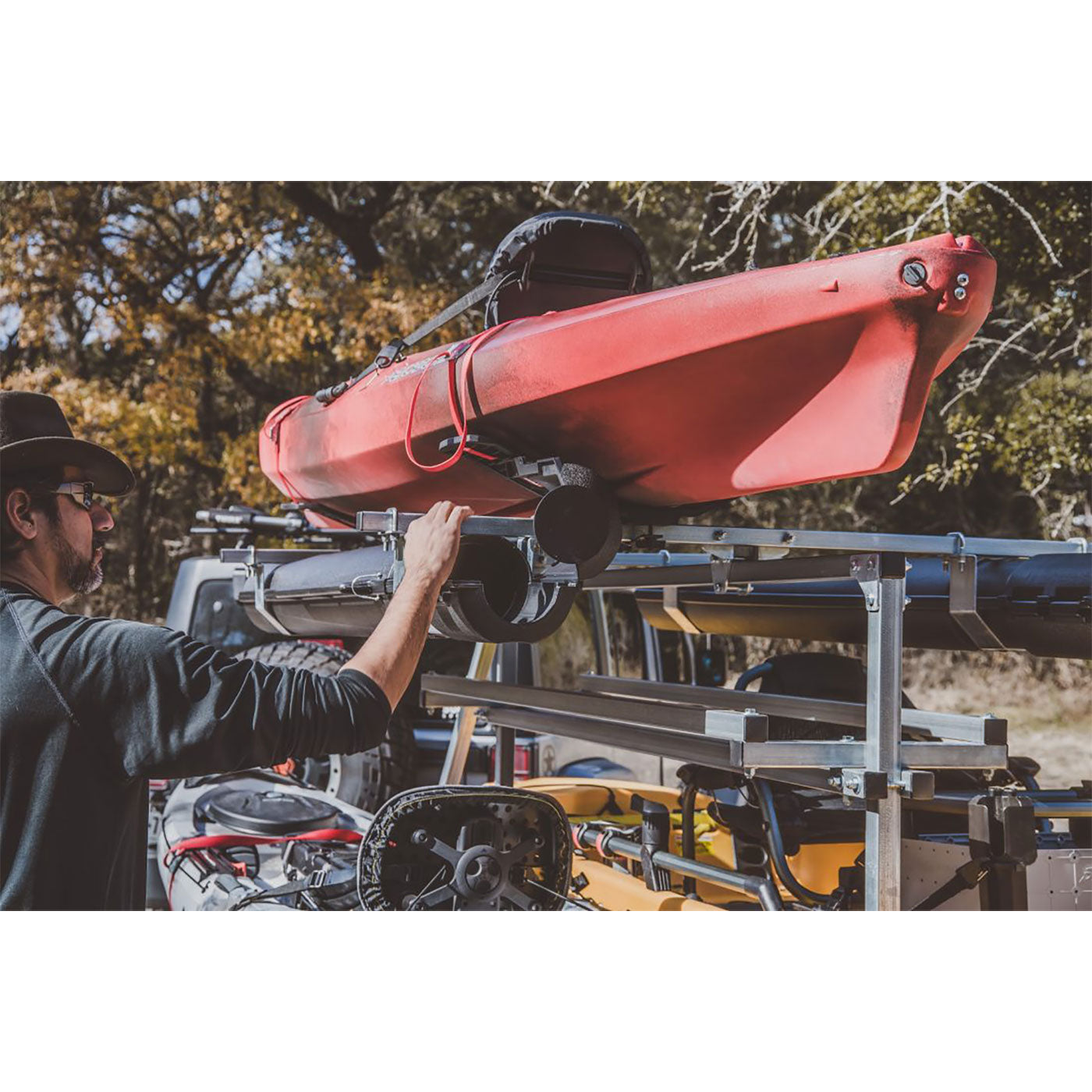 Malone MegaSport 2 Boat MegaWing Ultimate Angler Trailer Package - Heavy Duty Roof Rack System for Kayak & Canoe Transport | Perfect for Outdoor Fishing Adventures & Water Sports