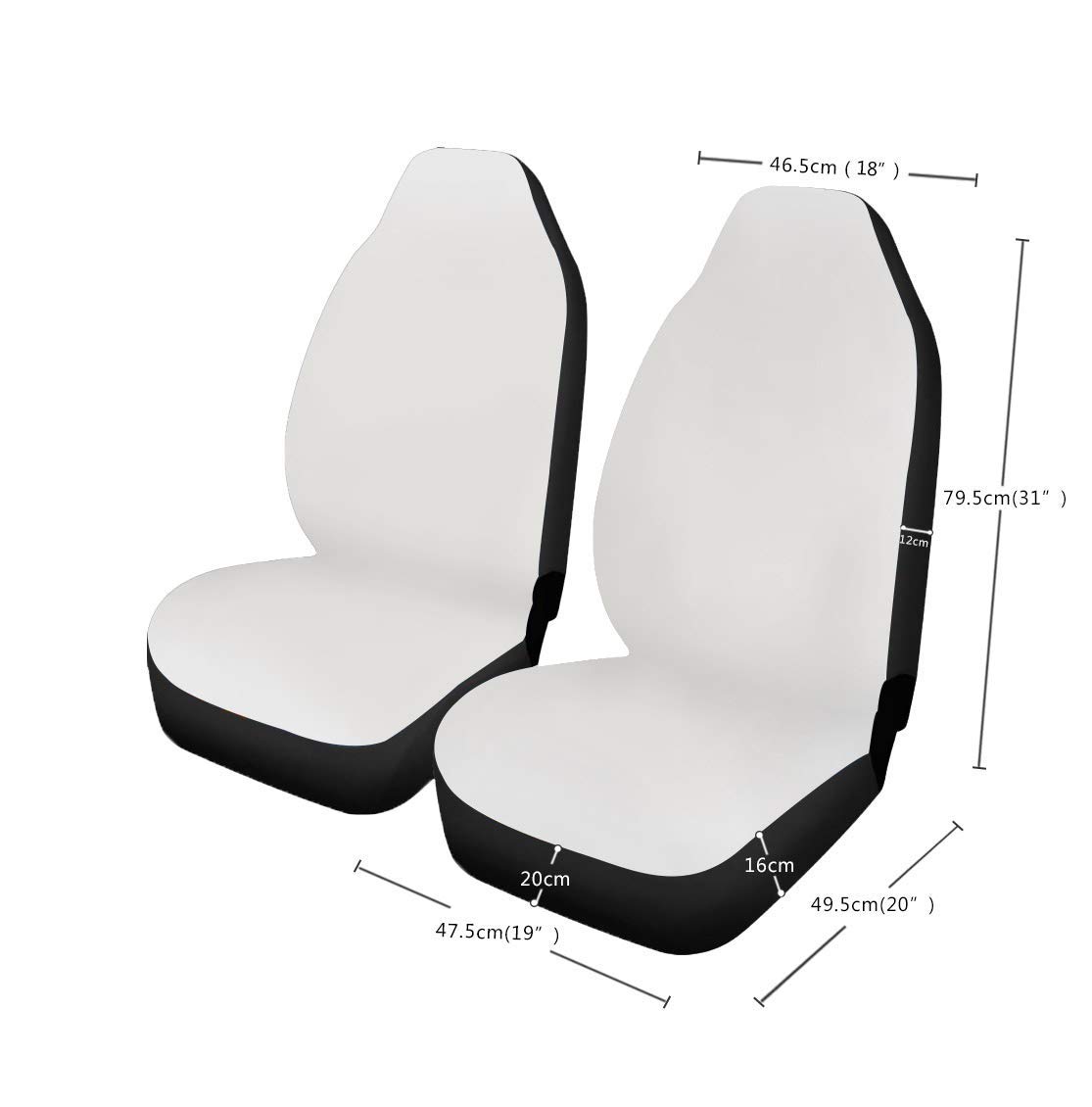 Dreaweet Women's Classic Car Seat Covers Set of 2 - Banana Leaf Print Front Seat Protectors for Cars, SUVs & Trucks | Waterproof & Non-Slip Auto Accessories for Comfort & Style