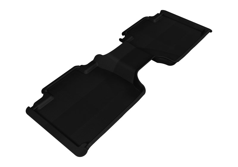 3D MAXpider Custom Fit All-Weather Floor Mats for 2012-2020 Toyota Tacoma Access Cab | Kagu 2nd Row Floor Liners in Black | Perfect for Off-Roading, Daily Commute & Family Protection