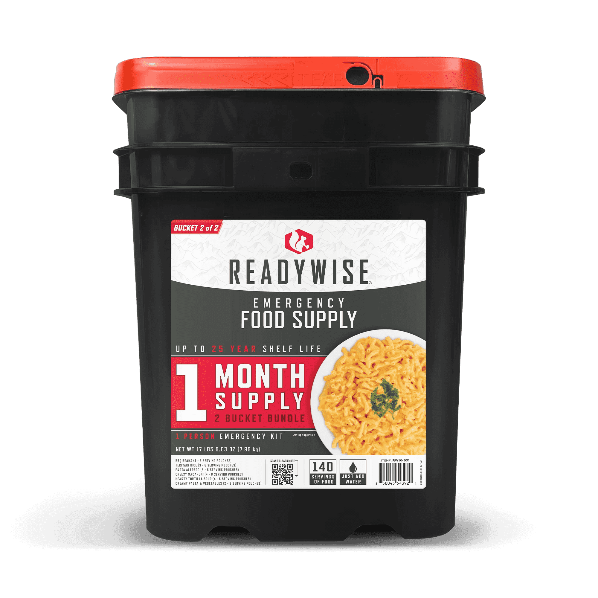 1 Month Emergency Food Supply - Long Shelf Life Survival Food Kit for Camping, Hiking & Disaster Preparedness - 30 Days of Meals for Emergency Situations & Outdoor Adventures