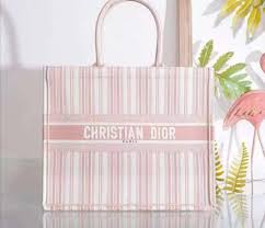 Dior Book Tote Bag - Marbella Exclusive Pink Leather Handbag for Women | Luxury Designer Tote for Travel, Work & Everyday Use