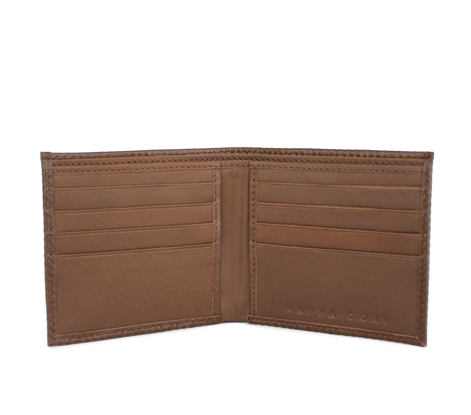 Premium Chevron Leather Wallet for Men - Slim RFID Blocking Bifold Wallet with Money Clip | Perfect for Everyday Carry, Travel & Business