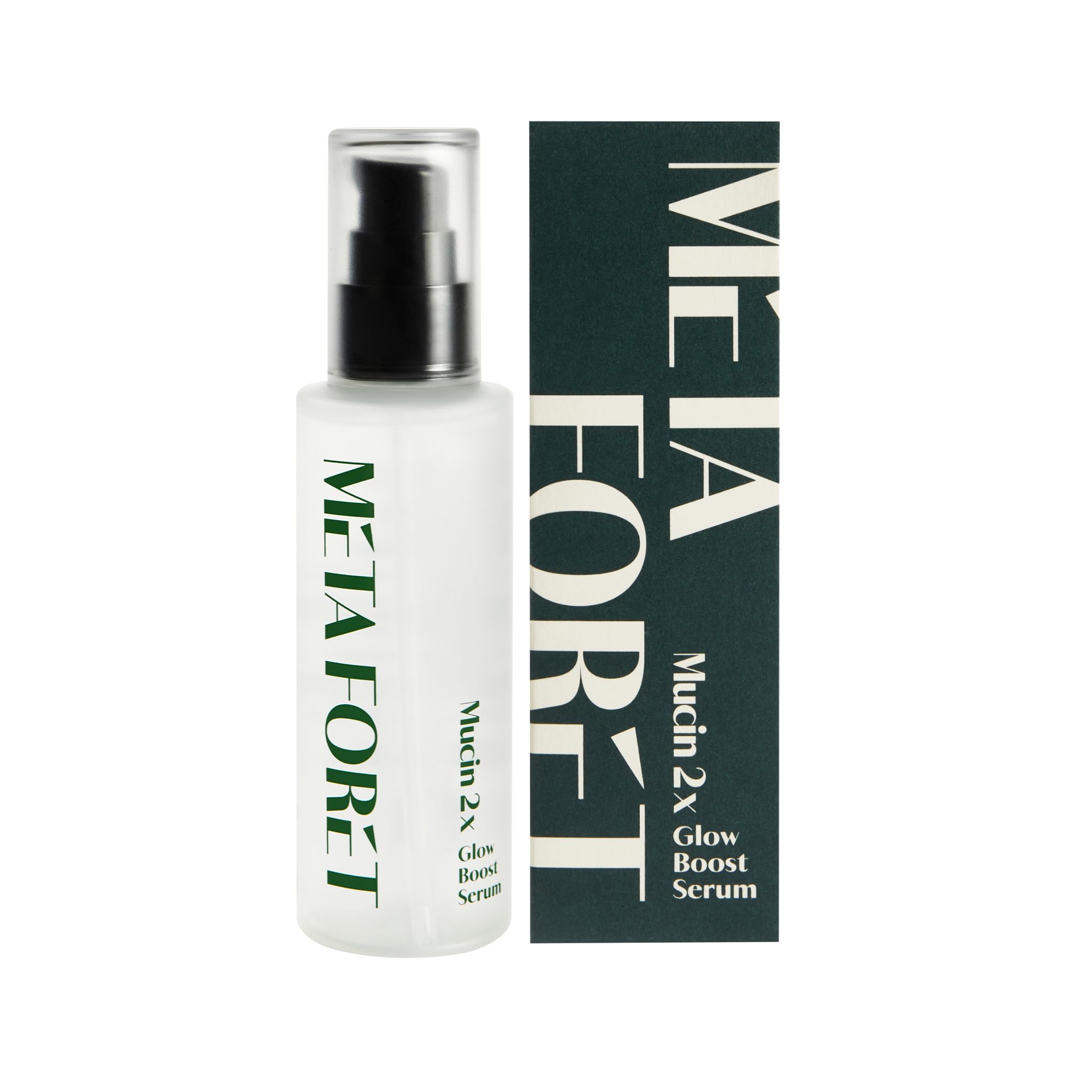 METAFORET Vegan Mucin 2x Boost Serum 3.38oz (100ml) - Day & Night Face Moisturizer for Dry, Sensitive & Acne-Prone Skin | Hydrating, Nourishing & Anti-Aging Formula | Perfect for Daily Skincare Routine & Post-Treatment Care