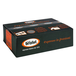 Bristot ESE Single Shot Espresso Pods - 150 Count Case | Compatible with Most ESE Pod Coffee Machines | Perfect for Home, Office & Cafe Use