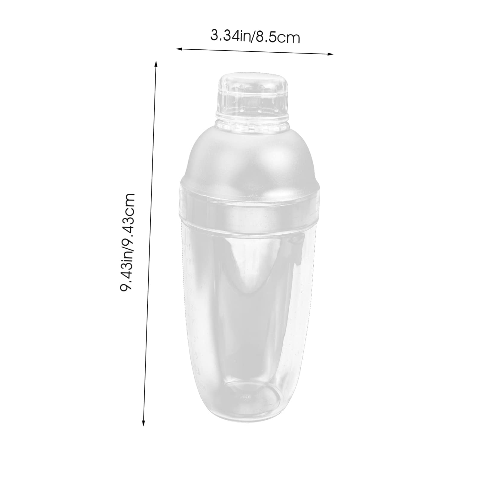 Premium 700ml Plastic Cocktail Shaker Set - Durable, Easy-Clean Bar Tool for Milk Tea, Cocktails & Smoothies | Perfect for Home Bars, Parties & Professional Mixologists