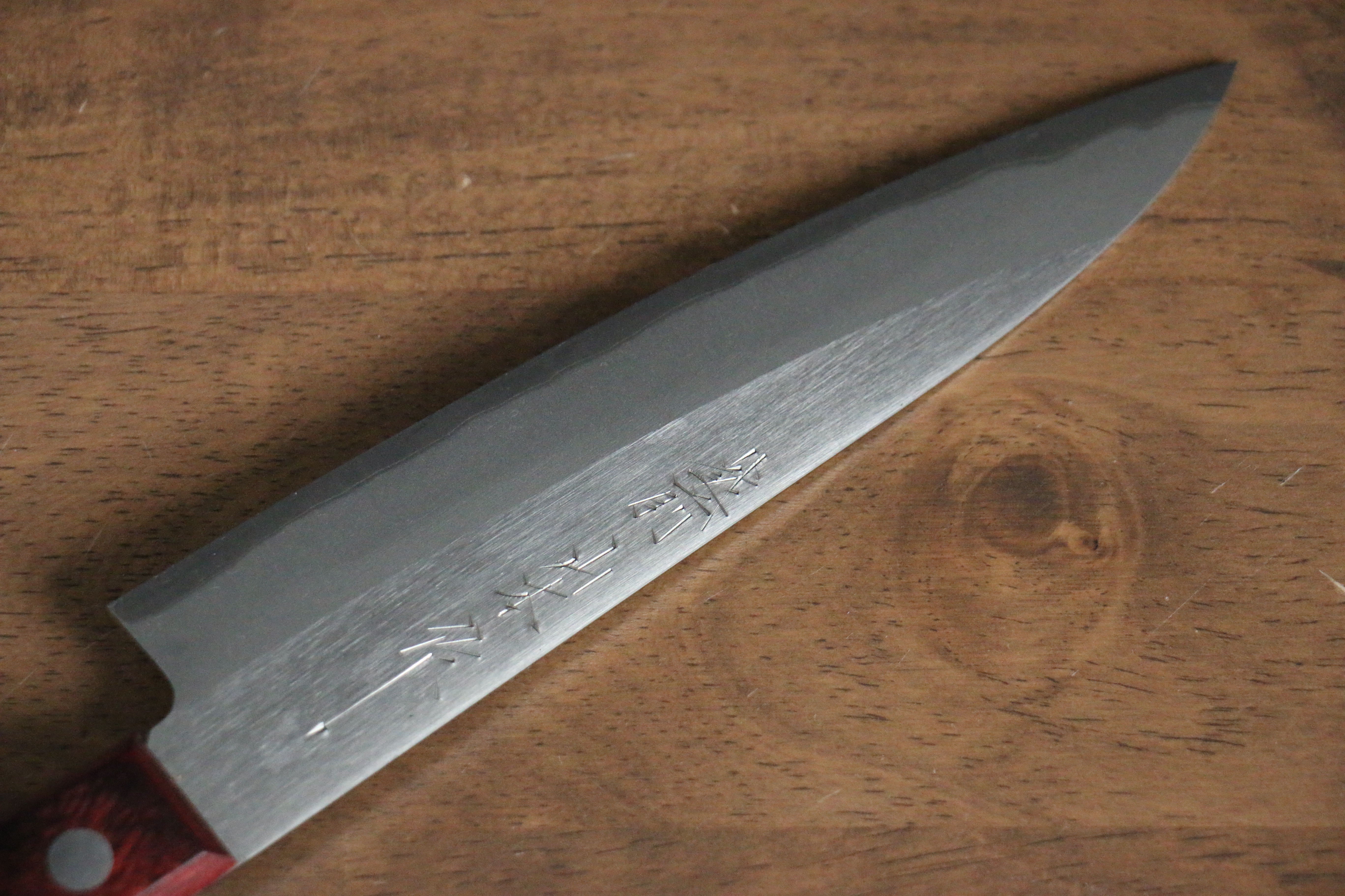 Nao Yamamoto White Steel No.2 Petty Utility Knife 150mm (6 Inch) - Red Pakkawood Handle - Japanese Kitchen Knife for Slicing, Peeling & Precision Cutting - Perfect for Chefs & Home Cooking