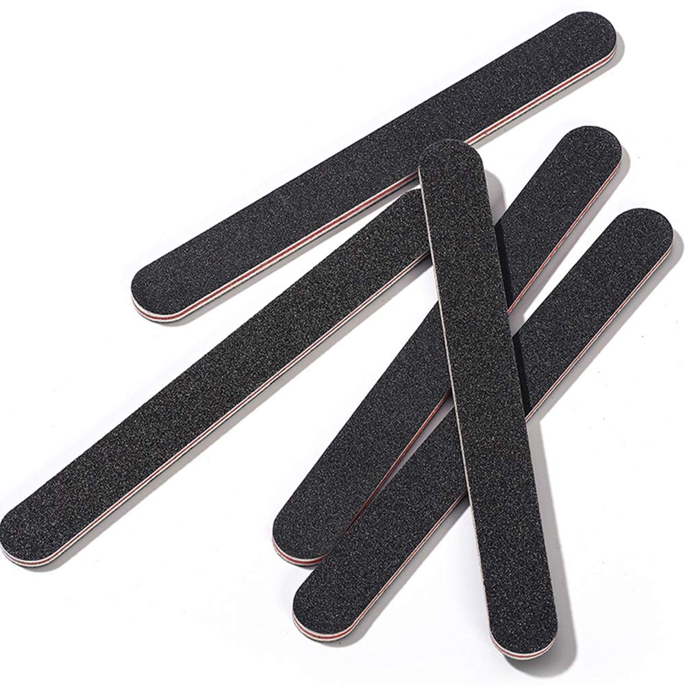 Professional 40-Piece Nail File Emery Board Set - Double Sided 100/180 Grit Manicure & Pedicure Tools for Acrylic & Natural Nails - Perfect for Home, Salon & Travel Nail Care