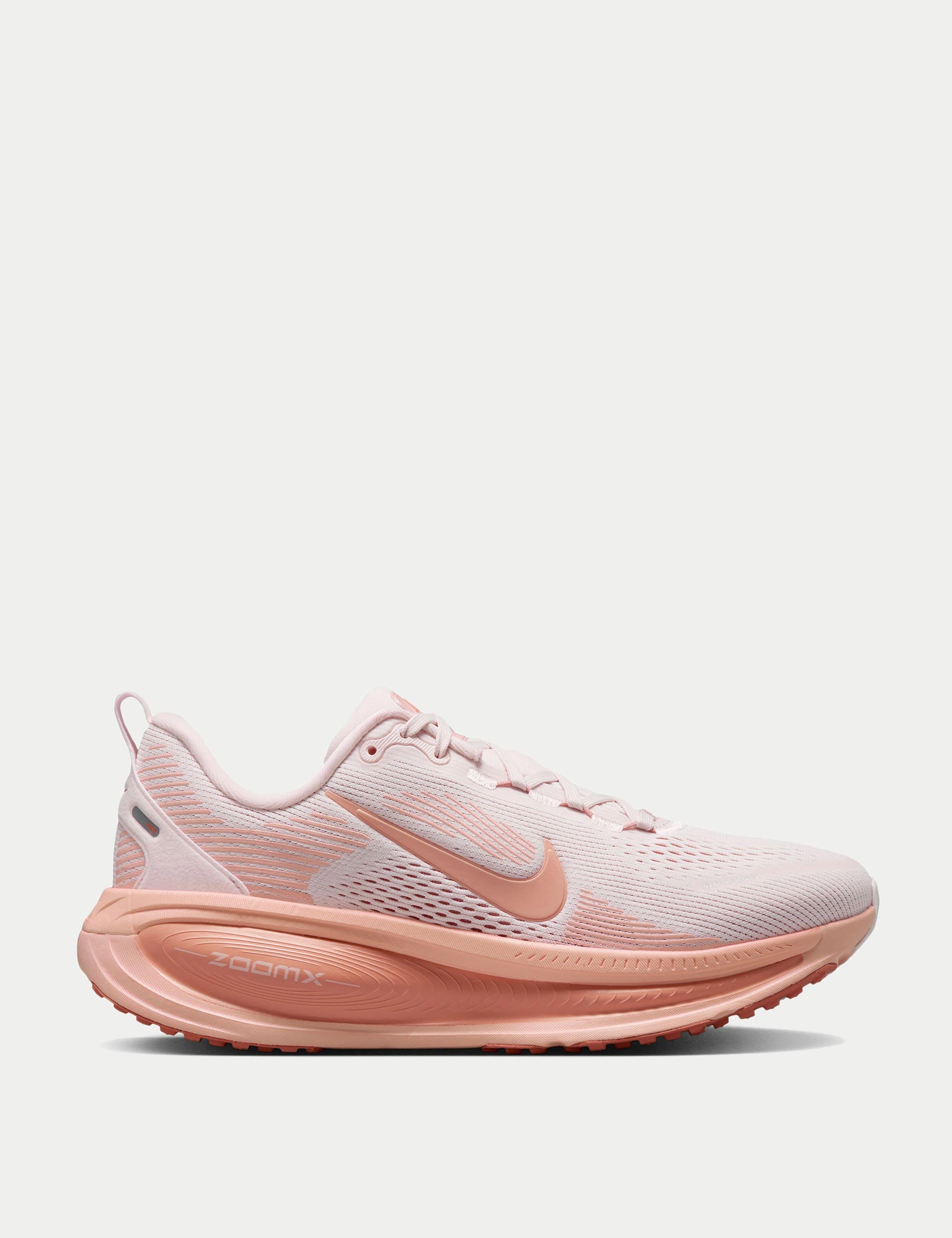 Nike Vomero 18 Running Shoes for Women - Lightweight Cushioned Sneakers in Soft Pink/Madder Root | Perfect for Jogging, Gym Workouts & Daily Walking