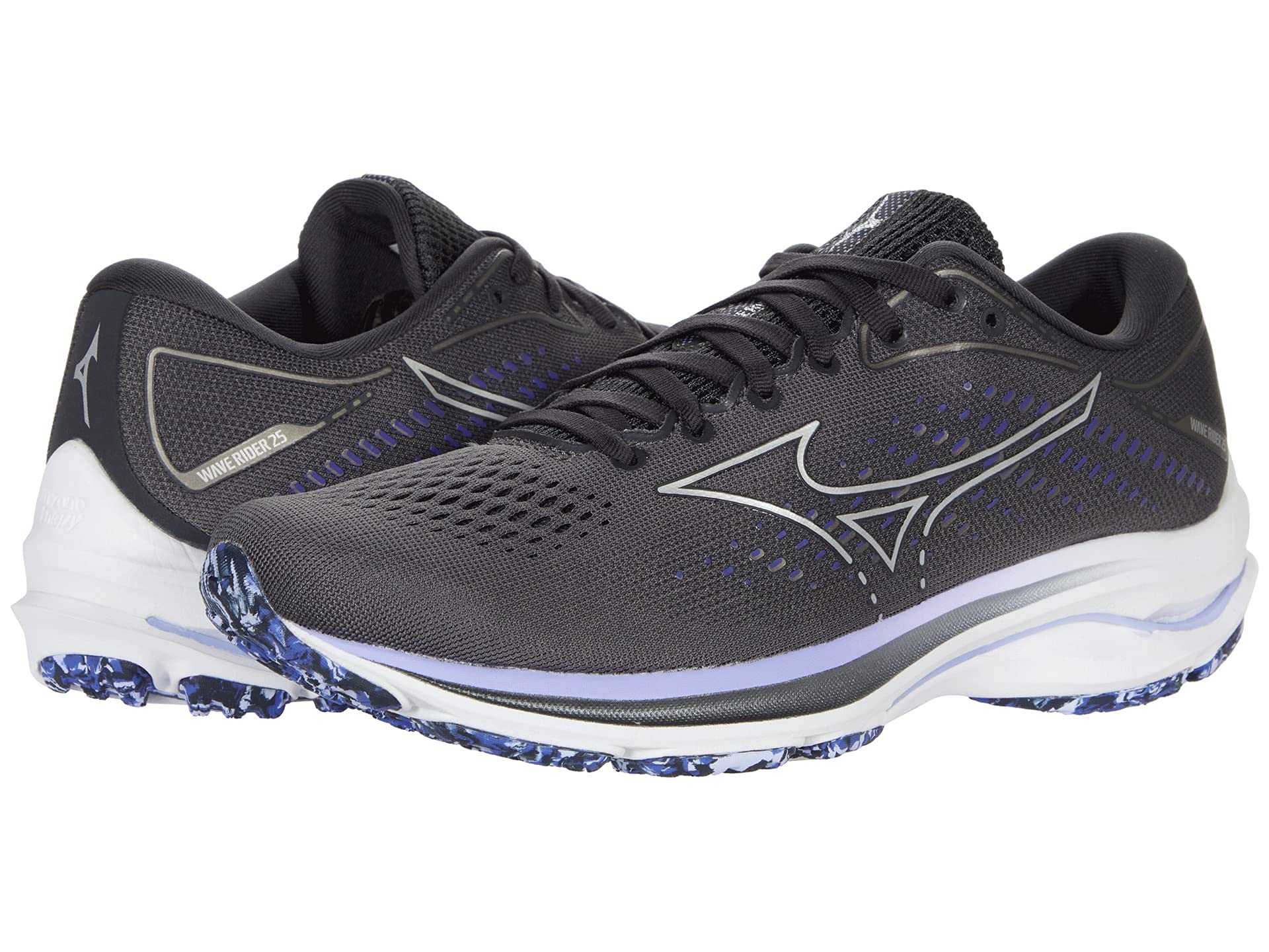 Mizuno Women's Wave Rider 25 Running Shoes - Lightweight Cushioned for Road Running & Training