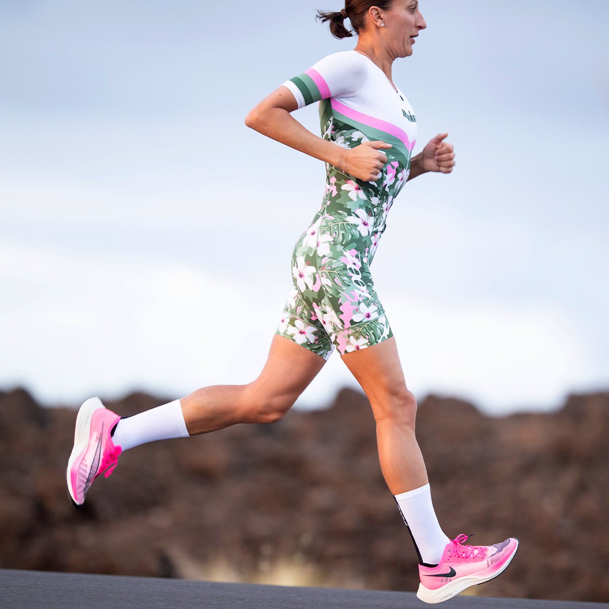 Women's Limited Edition Tri Aero FZ Racing Suit - IM Strength Performance Wear for Triathlon, Cycling & Running Training