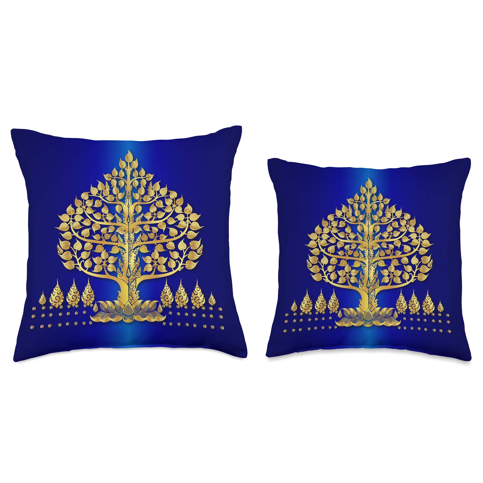 Tree of Life Symbol Throw Pillow - Abundance, Prosperity & Success - Home Decor for Living Room, Bedroom & Office