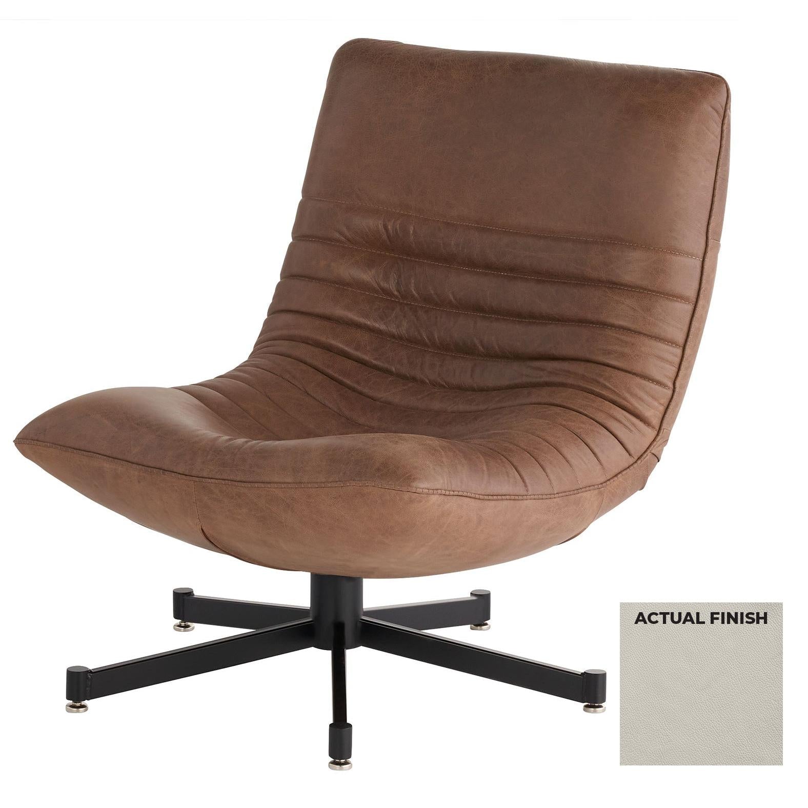 Cyan Design 11750 Eduarda Arm Chair in Black & Taupe - Stylish Accent Chair for Living Room, Bedroom, or Office Decor