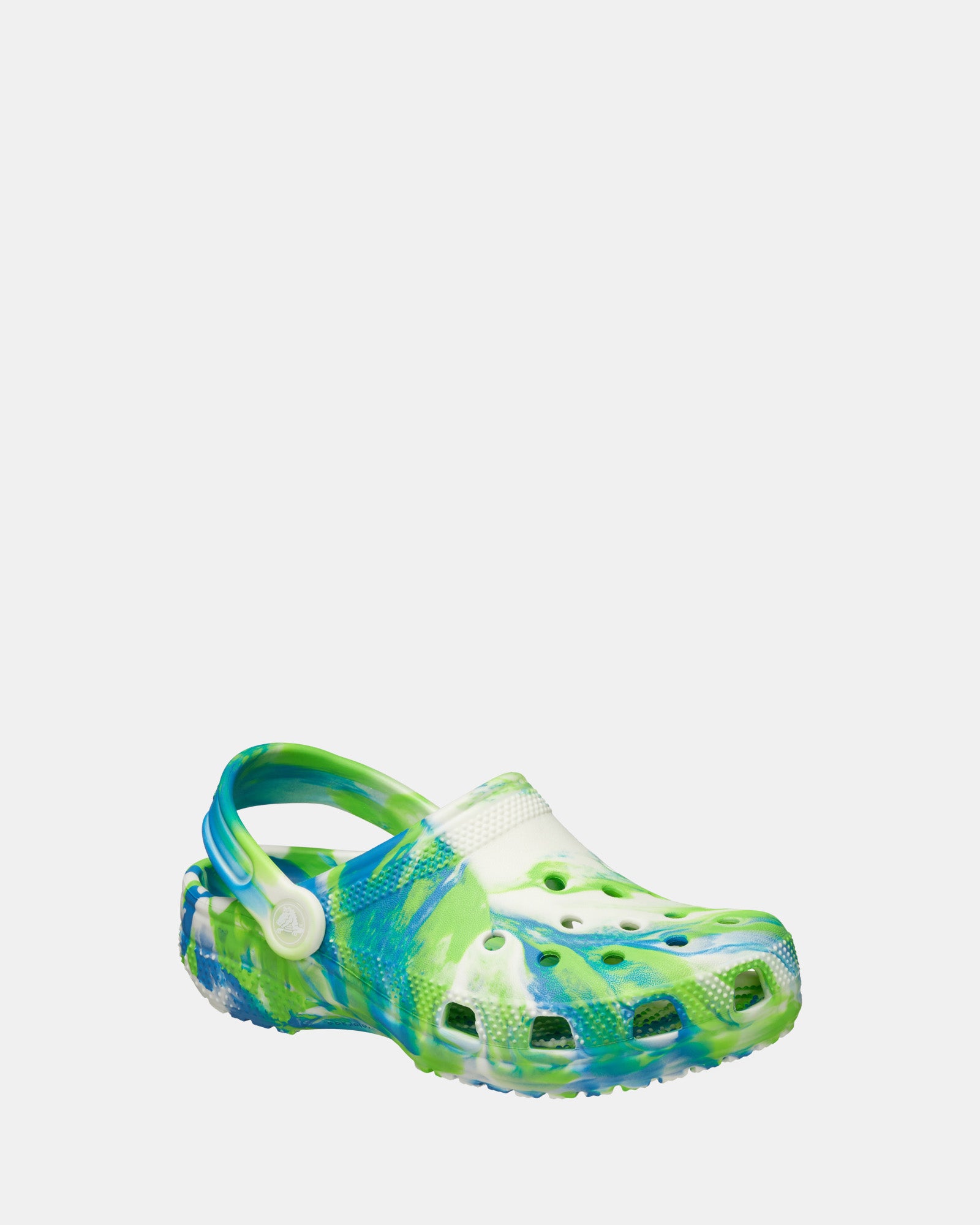 Classic Glow Marble Clog Infant Slippers - Blue & Multi-Color Soft Sole Baby Shoes for Boys & Girls - Perfect for Indoor Play, Nursery, and First Walking Steps