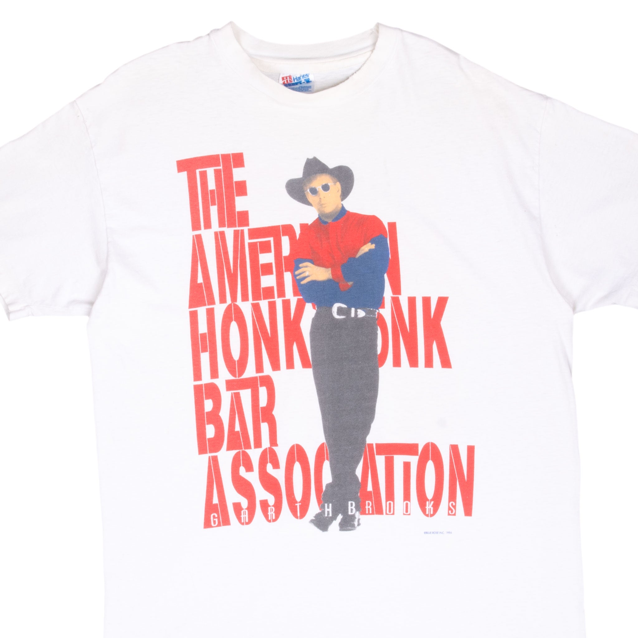 Vintage Garth Brooks American Honky Tonk Bar Association 1994 Tee Shirt - Large Size, Retro Country Music T-Shirt for Concerts, Parties & Casual Wear - USA Made