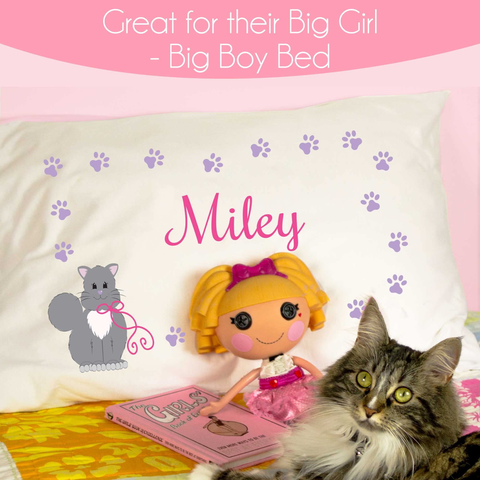 Personalized Monkey Boy's Pillowcase for Toddlers - Soft Kids Bedding Set for Nursery, Daycare & Travel - Cute Baby Gift Idea