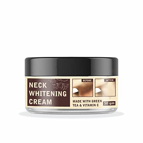Brightening Neck Cream for Dark Spots - Whitening & Moisturizing Treatment for Neck, Knees & Elbows - Intense Dark Spot Corrector for Dull Skin (50g) - Perfect for Nighttime Skincare & Even Skin Tone