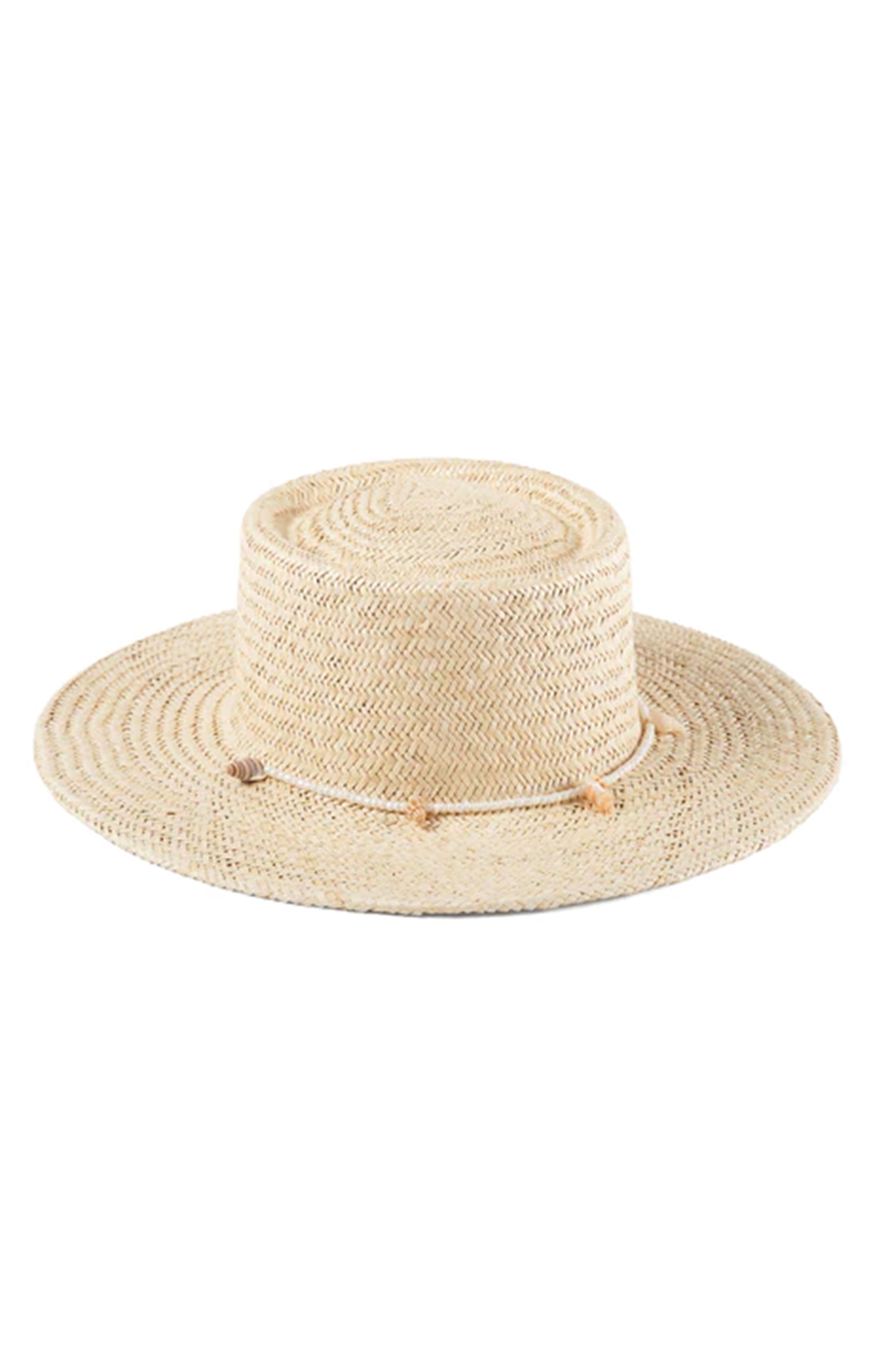Lack of Color Seashells Boater Hat - Natural Straw Sun Hat for Women, Beach Vacation, Summer Outfits