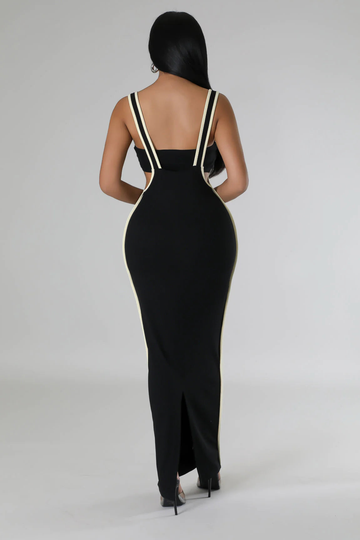 Natalie Black & White Tube Top and Skirt Set - Stylish Summer Outfit for Beach, Party & Casual Wear