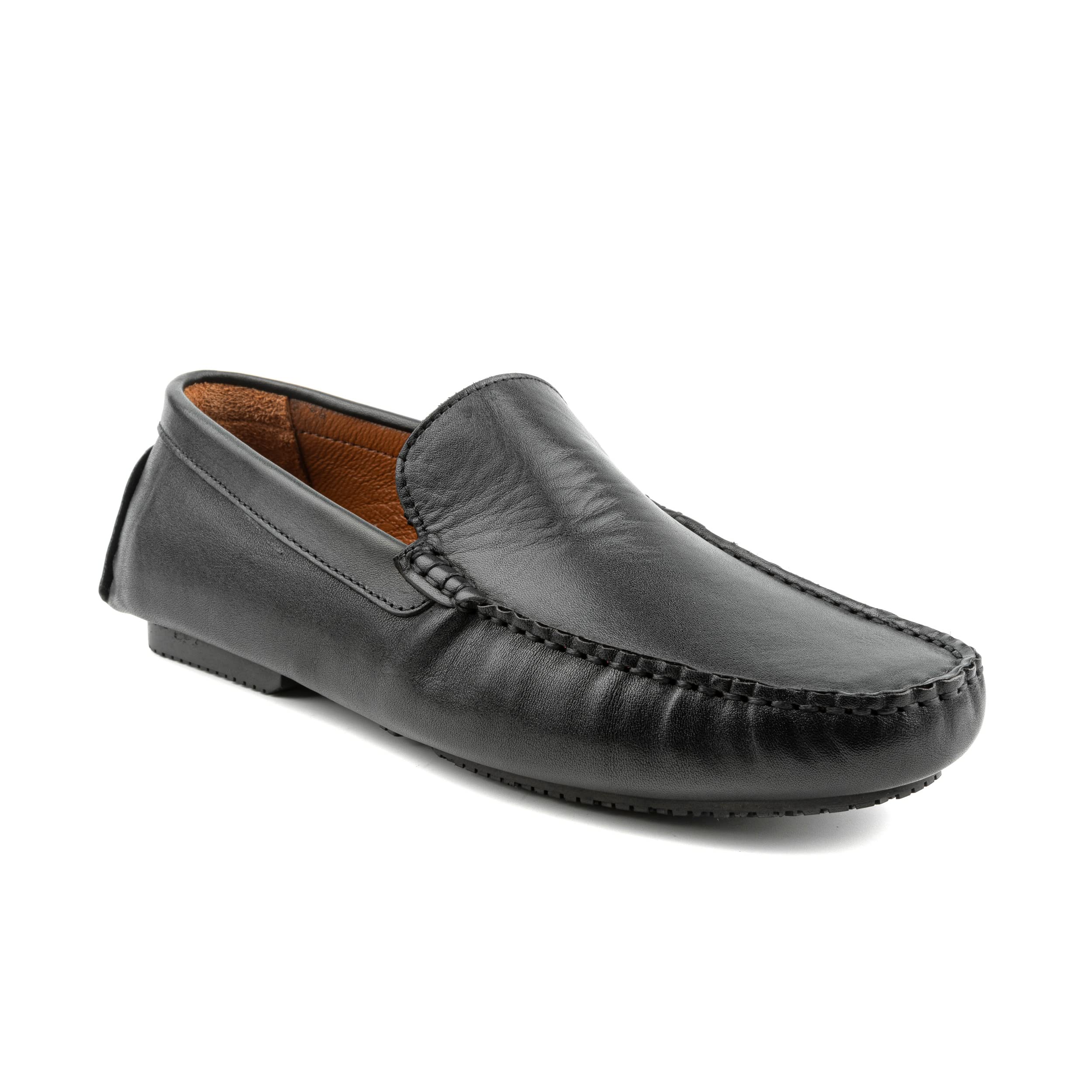 Men's Slip-On Loafers - Classic Driving Shoes & Fashion Sneakers | Lightweight Comfortable Leather Shoes with Soft Lining & Cushioned Insole | Perfect Gifts for Dad | Ideal for Casual Wear, Office & Travel