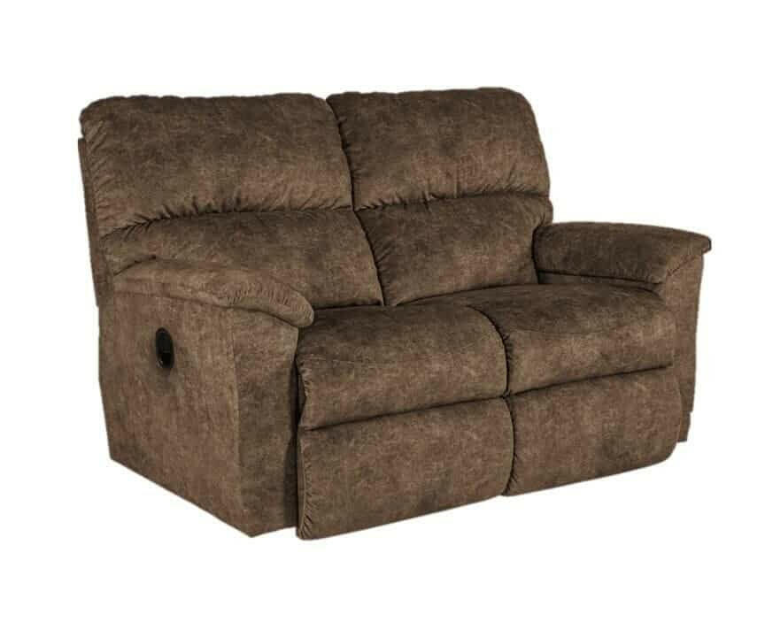 Brooks Reclining Loveseat 727 448 D1604 76 - Modern Fabric Recliner Sofa for Living Room, Home Theater & Small Spaces - Comfortable Two-Seater with Cup Holders & USB Charging Ports