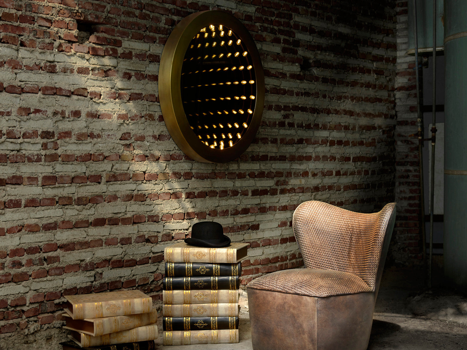 Inception Mirror - Infinity Reflection Wall Decor for Home & Office - Perfect for Living Room, Bedroom, or Meditation Space