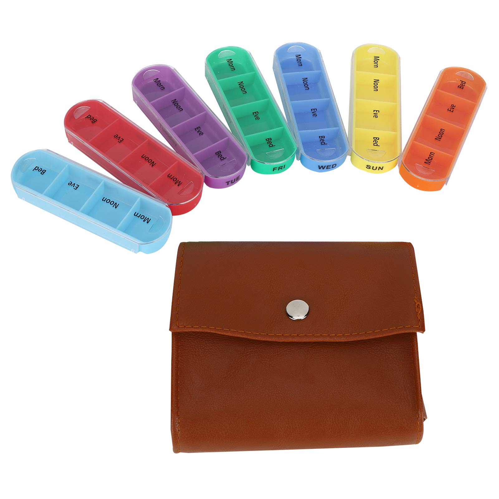 Portable Medicine Organizer Box - Compact Pill Storage Bag for Women, Kids & Elderly - Perfect for Travel, Home & Daily Medication Management