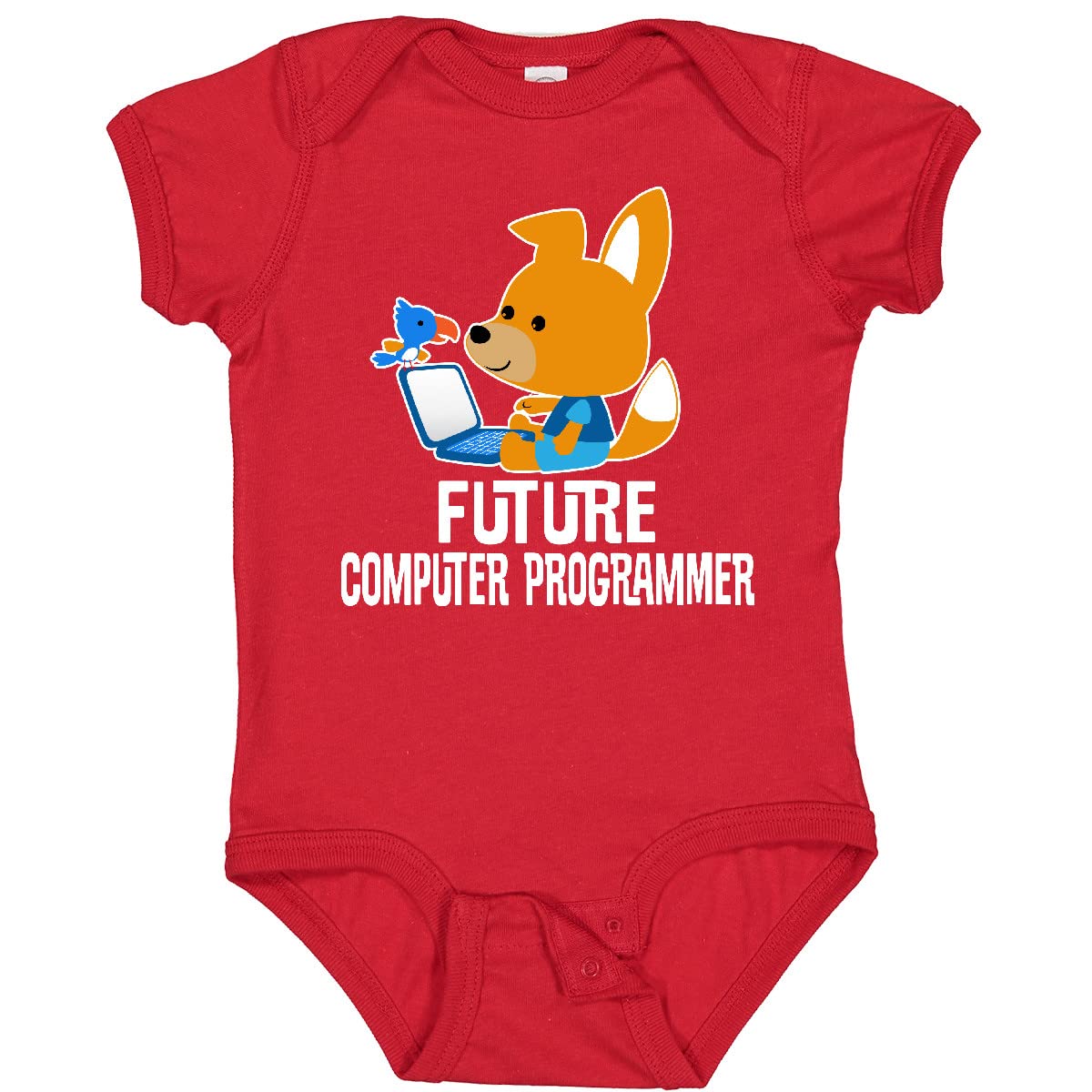 Inktastic Future Computer Programmer Baby Bodysuit - Cute Coding Onesie for Infants & Toddlers - Perfect Gift for Tech-Savvy Parents & Baby Showers