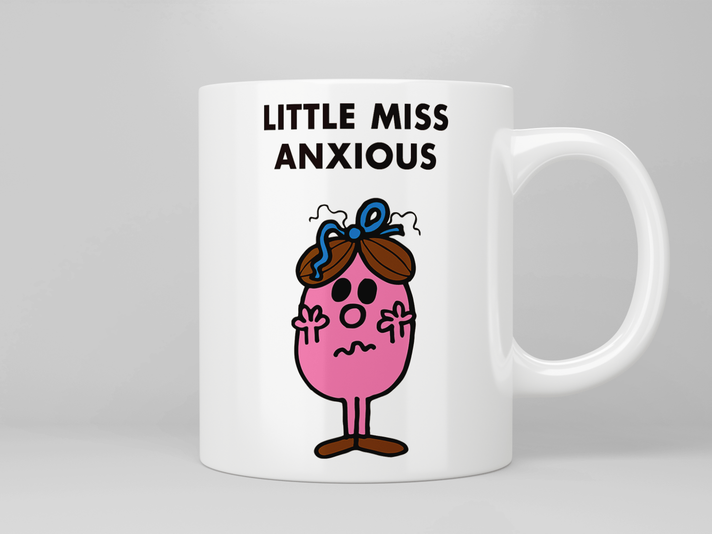 Little Miss Anxious - Cute Anxiety Relief Plush Toy for Kids & Adults | Stress Relief Gift for Office, Home Decor, Therapy Companion