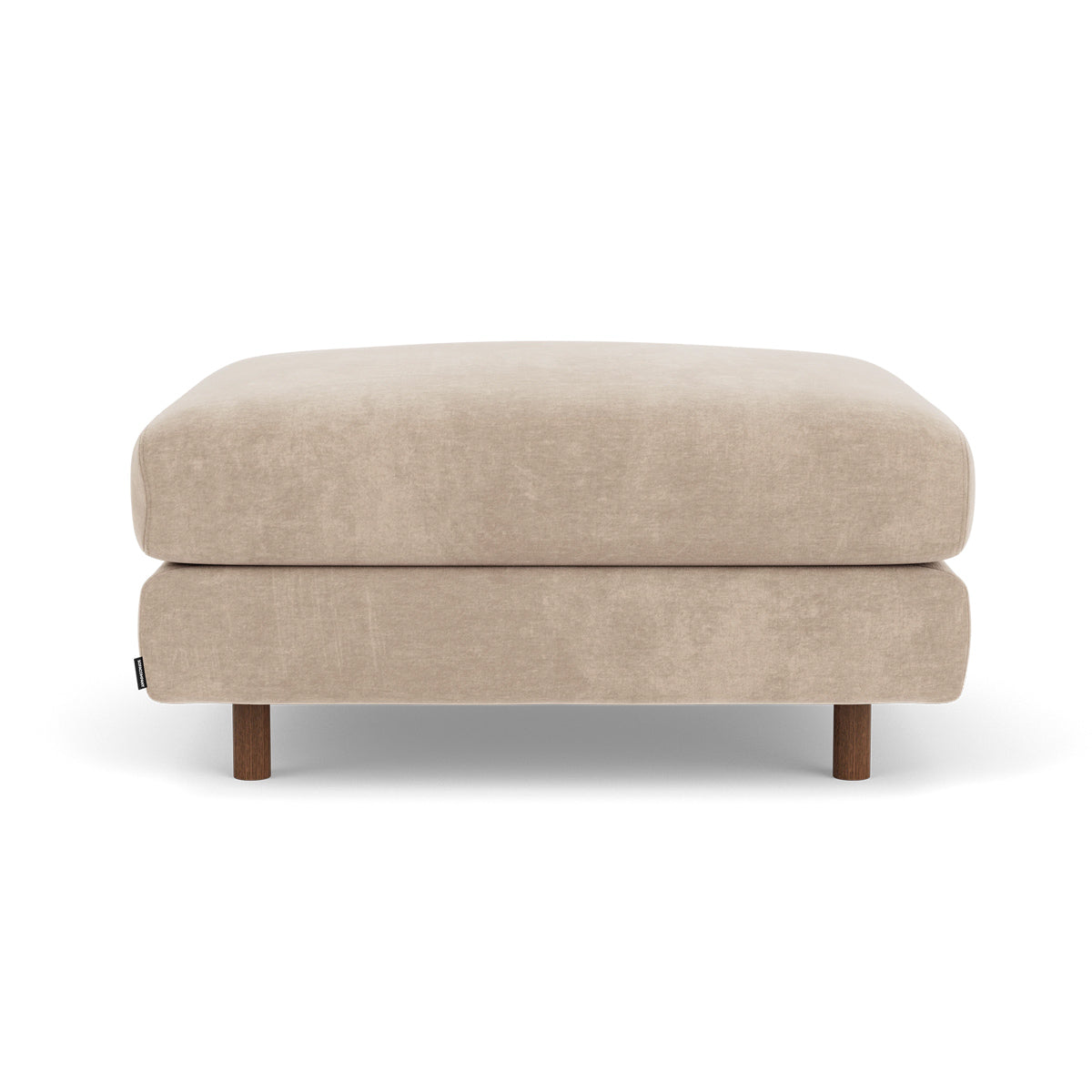 Dylan Fabric Ottoman - Soft and Stylish Footrest, Storage Bench, Living Room Accent Piece - Perfect for Small Spaces, Bedroom, or Lounge Area