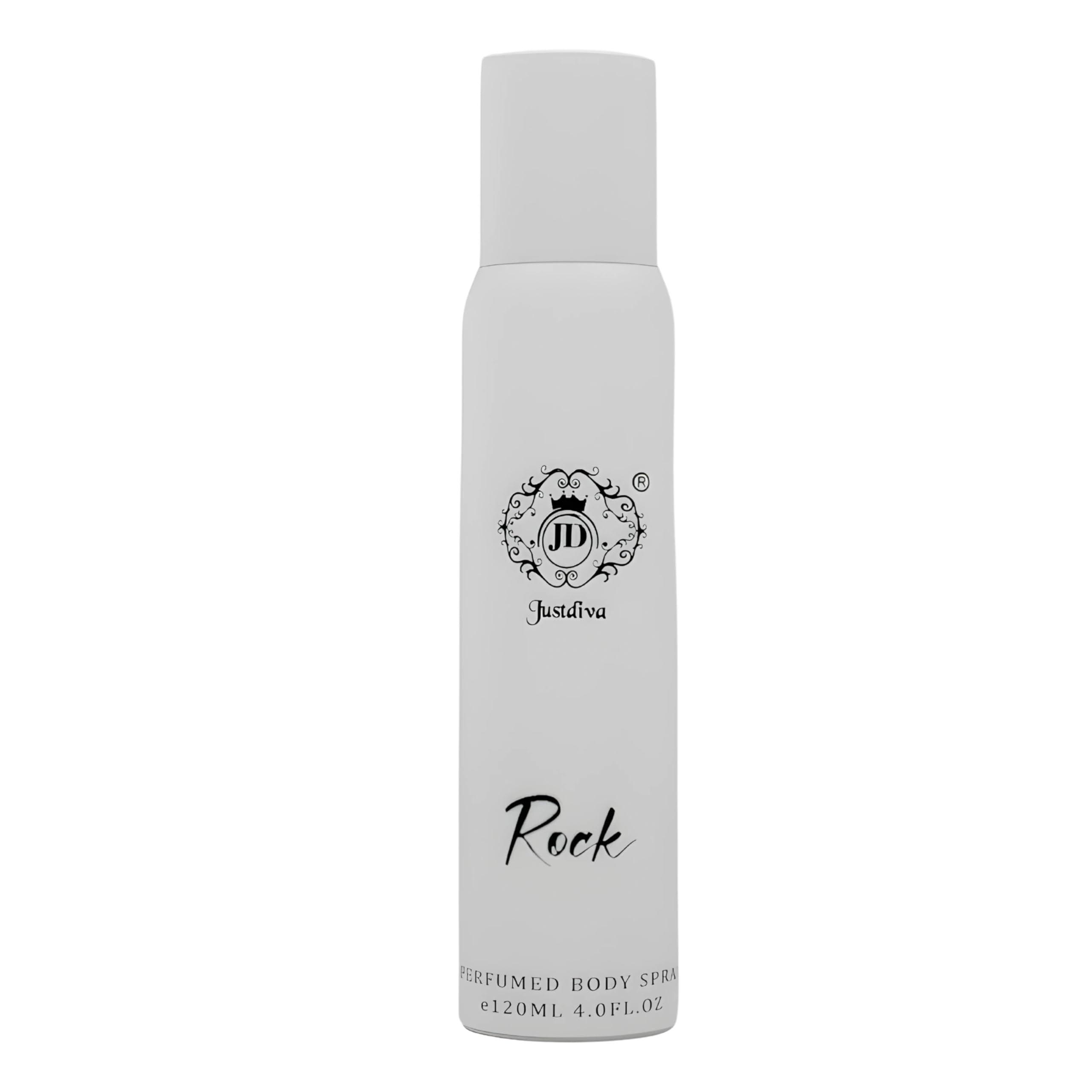 Just Diva Long Lasting Perfumed Body Spray for Men - 120ml Rock Scented Cologne | Fresh Fragrance for Daily Use, Gym, Work & Special Occasions