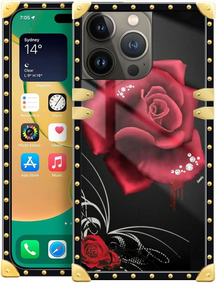 Premium Leopard Crown iPhone 14 Plus Case Cover - 6.7 Inch Shockproof Protective Phone Case for Women & Men | Perfect for Everyday Use, Travel & Outdoor Activities