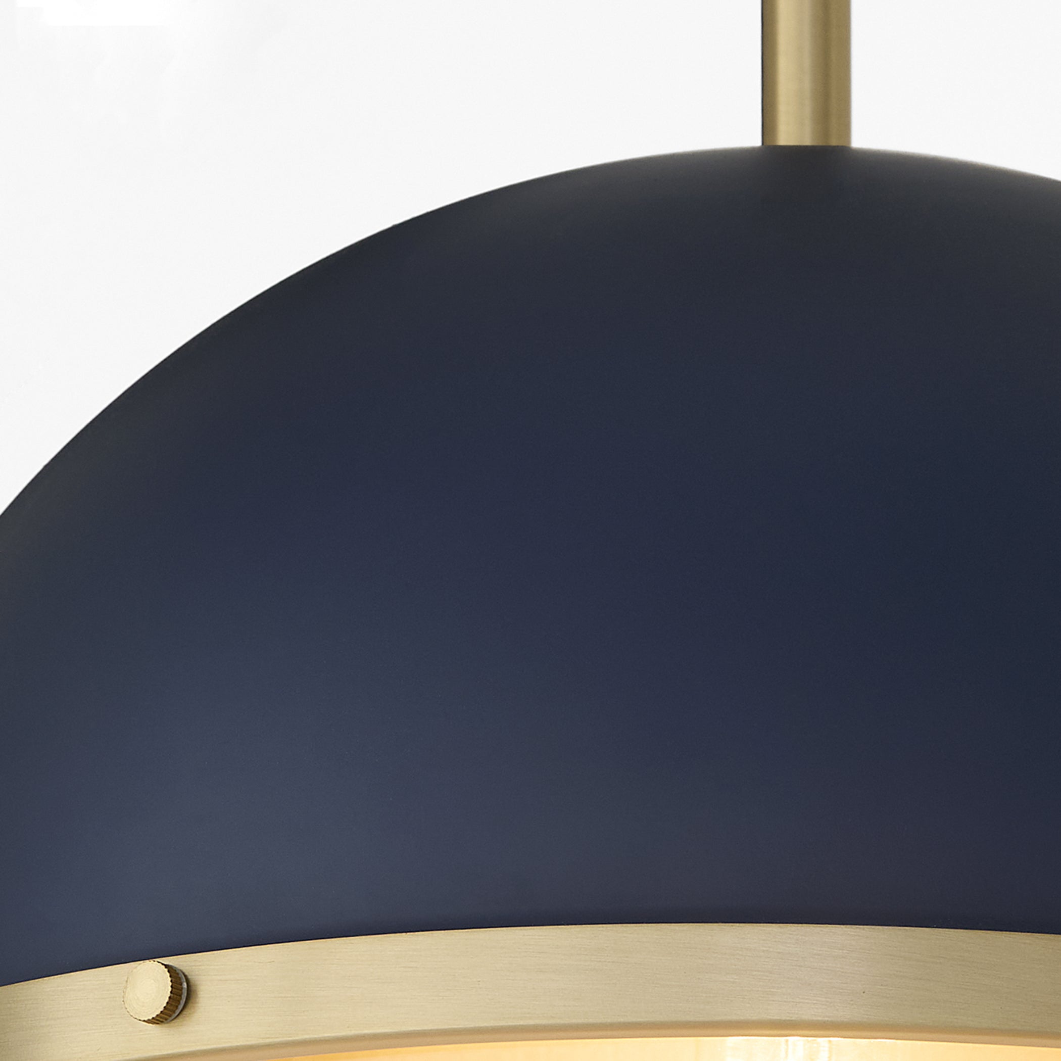Vintage Blue Glass Pendant Light with Aged Brass Finish - Perfect for Kitchen Island, Dining Room, or Entryway Lighting