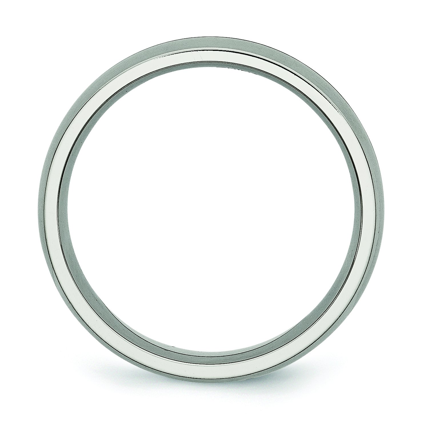 Men's Titanium 6mm Grooved Satin Wedding Band Ring - Durable & Comfortable for Everyday Wear, Anniversary & Engagement Gifts