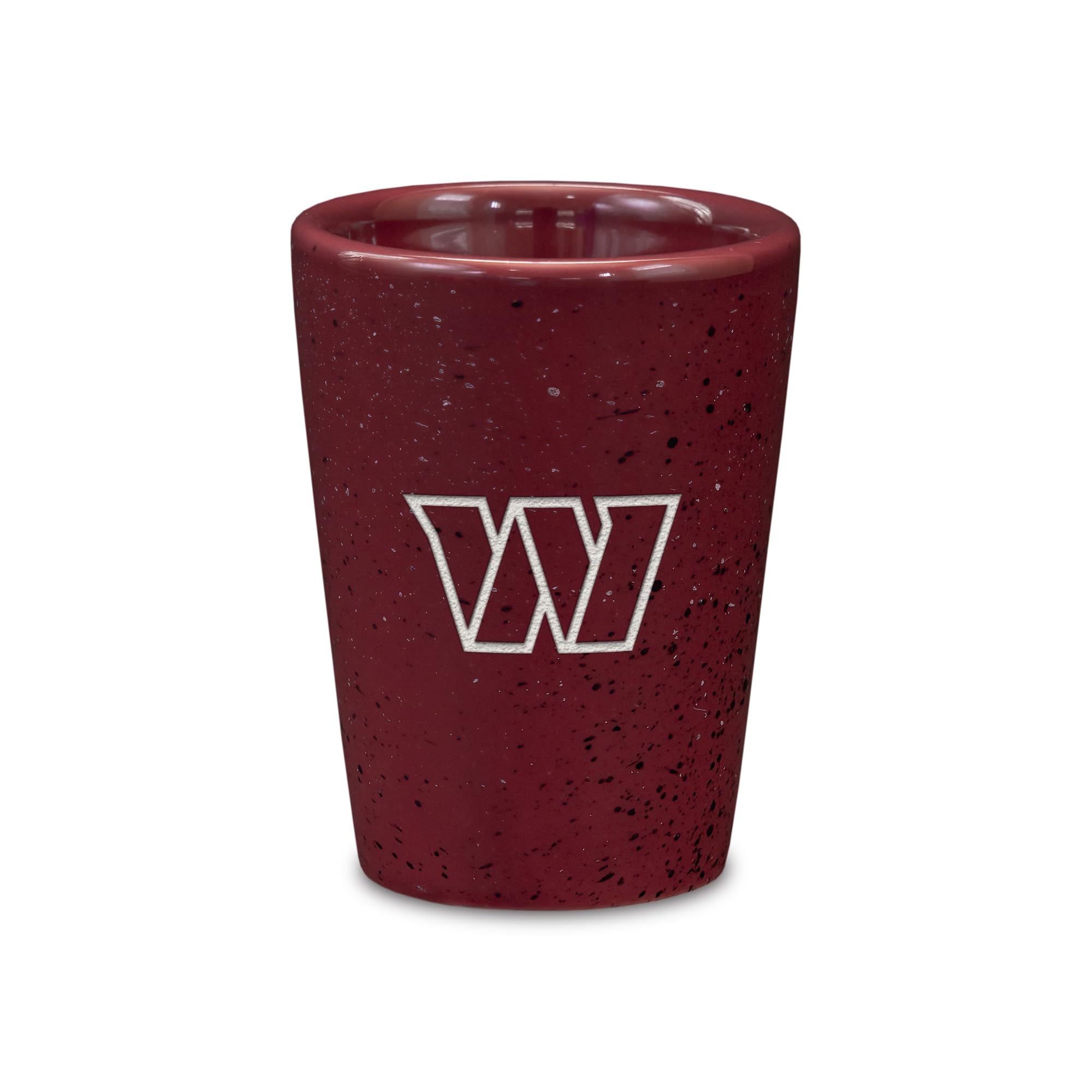 NFL Team Logo 2oz Ceramic Shot Glass - Laser Engraved in Official Team Colors | Perfect for Game Day Parties, Tailgating & Sports Bar Decor | Rico Industries Official Licensed Merchandise