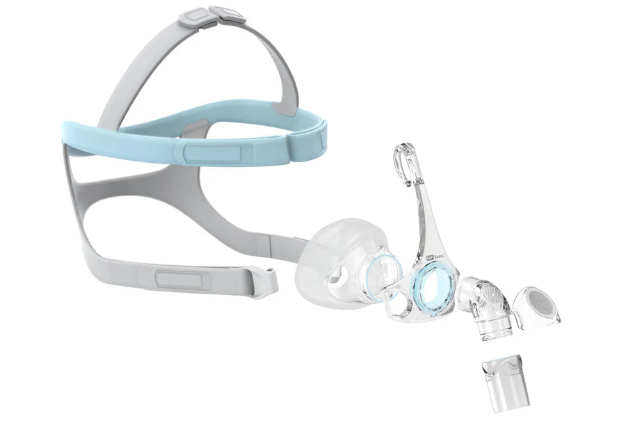 Fisher & Paykel Eson 2 Nasal CPAP Mask for Sleep Apnea - Comfortable, Quiet, Lightweight CPAP Mask for Side Sleepers & Back Sleepers - Perfect for Home Use & Travel