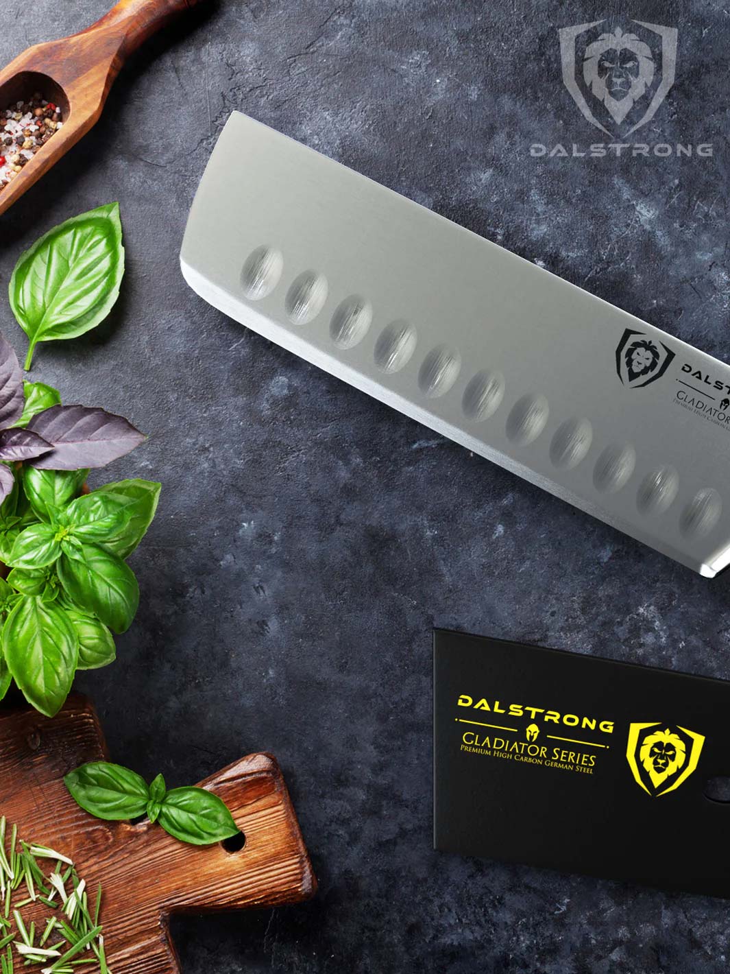 Premium 7-inch Nakiri Knife - Gladiator Series Japanese Vegetable Knife | NSF Certified | Dalstrong © | Perfect for Slicing, Dicing & Chopping Vegetables