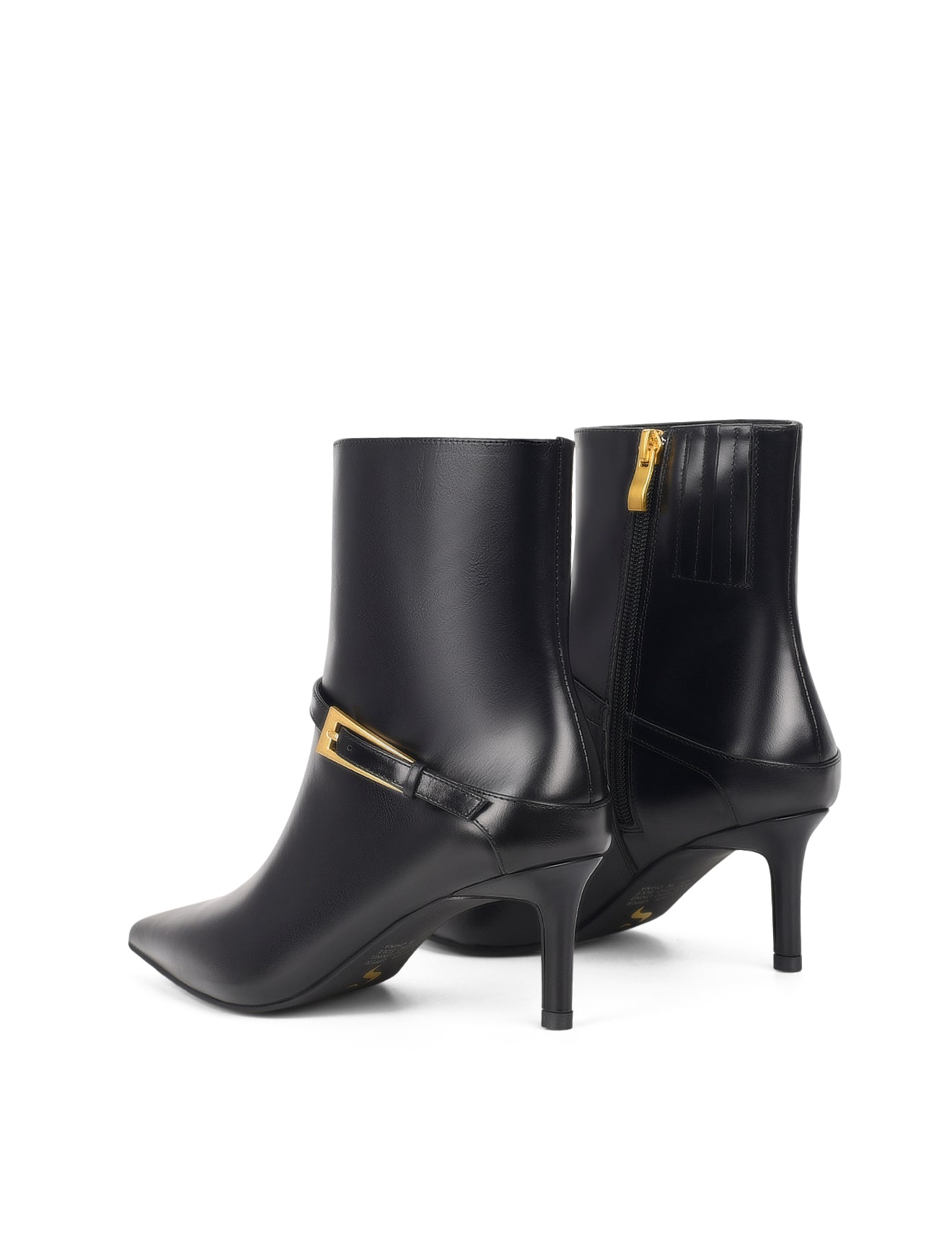 Drew Women's Black High Shine Leather Stiletto Ankle Boots - Fashionable Pointed Toe Heels for Party, Night Out & Office Wear