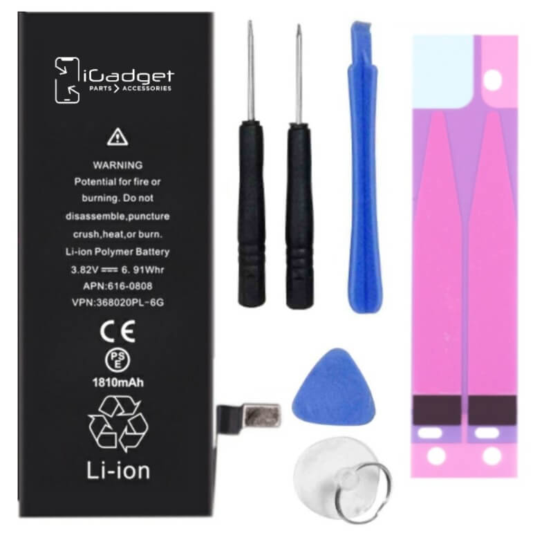 Premium iPhone 6 Battery Replacement - High Capacity 2200mAh Li-ion Battery with Tools Kit | Compatible with iPhone 6 Models | Perfect for DIY Repair, Home Use & Travel Backup Power