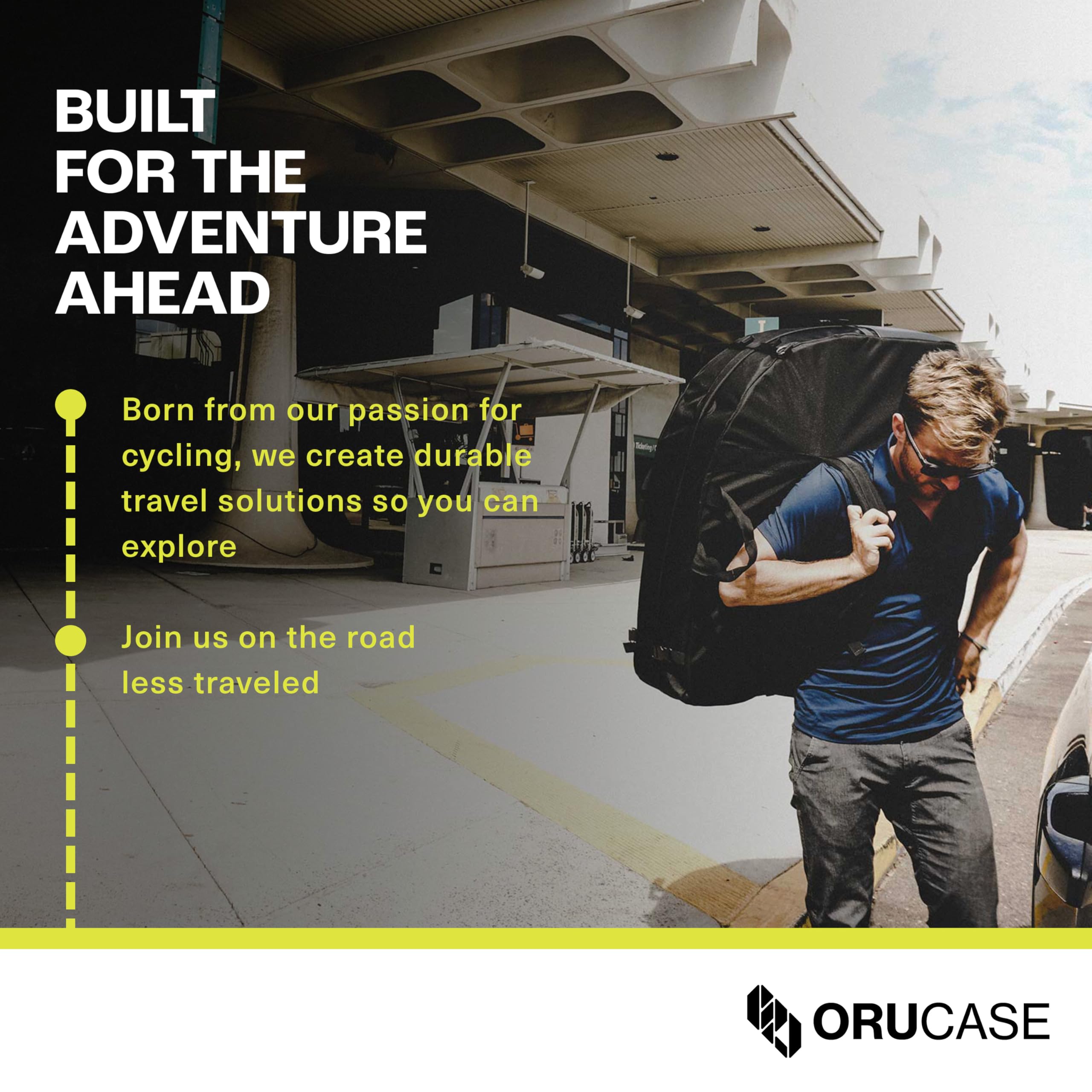 ORUCASE 7-Piece Universal Bike Frame Protection Kit - Padded Bicycle Travel Case with Chainstay Protector for Road, Gravel & MTB Bikes - Perfect for Airplane, Car and Train Travel - Protect Your Bike During Transport and Storage