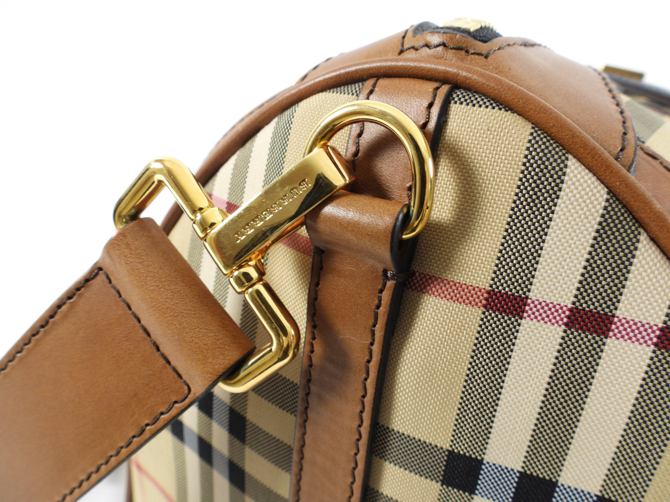 Burberry Horseferry Check Large Alchester Duffle Bag - Luxury Travel Duffel for Men & Women | Perfect for Gym, Weekend Getaways & Business Trips