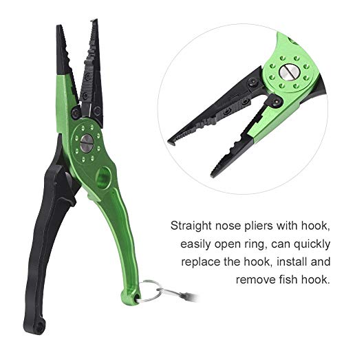 **Premium Fishing Pliers Set – Multifunctional Folding Fishing Tool with Braid Cutter, Split Ring & Lure Grip – Perfect for Saltwater & Freshwater Anglers – Ideal for Bass, Trout & Offshore Fishing**