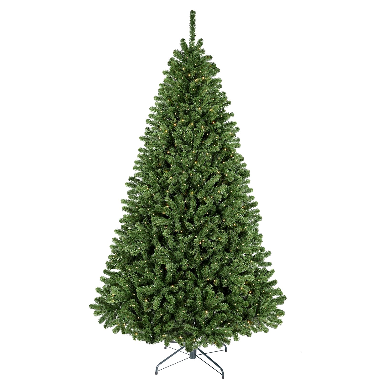 WBHome 5ft Pre-Lit Premium Spruce Artificial Christmas Tree with 200 LED Lights, 539 Branch Tips - Perfect for Living Room, Office & Holiday Decorations
